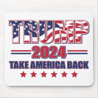 Trump-2024-Take-America-Back Mouse Mat