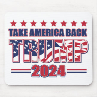 TRUMP-2024 Take America Back Mouse Mat