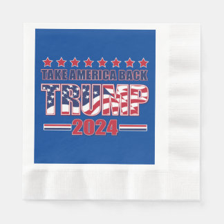 Trump 2024 Take America Back Napkin