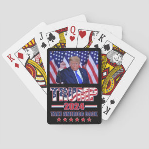 trump 2024 Take America Back Playing Cards
