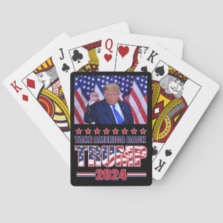 Trump 2024 Take America Back Playing Cards
