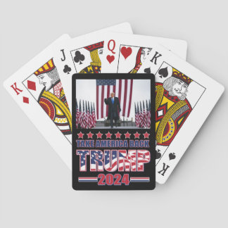 Trump 2024 Take America Back Playing Cards