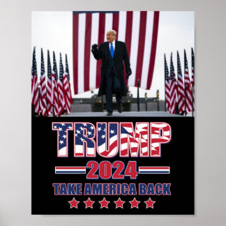 Trump 2024 Take America Back Poster