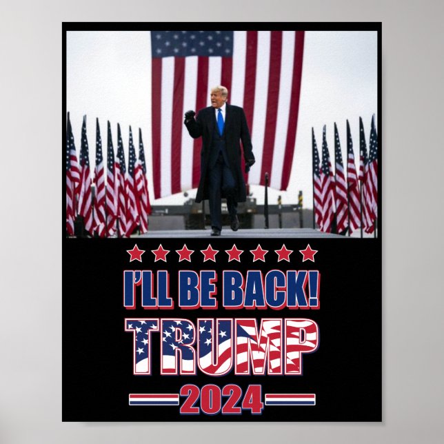 Trump 2024 Take America Back Poster (Front)