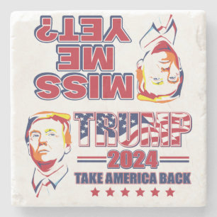 Trump 2024 Take America Back Stone Coaster