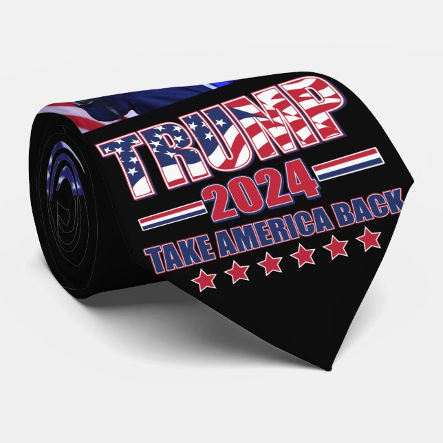 Trump 2024 Take America Back Tie (Rolled)