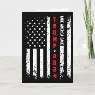 Trump 2024 Take America Byck Republican Political Card