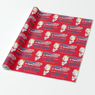 Trump 2024 Take America Nack Wrapping Paper