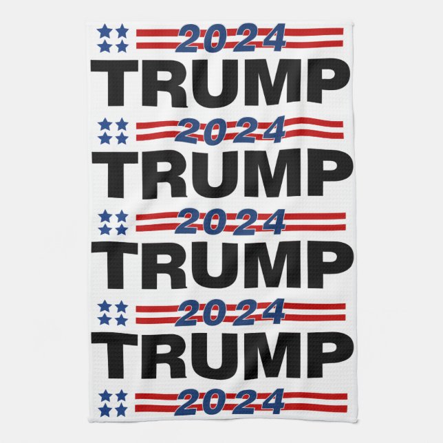 Trump 2024 tea towel (Vertical)