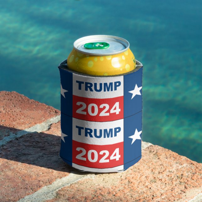 Trump 2024 Texas Flag Can Cooler (In Situ Pool)