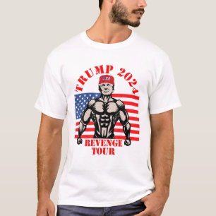 Trump 2024 The Revenge Tour Funny Trump Lover Te T-Shirt