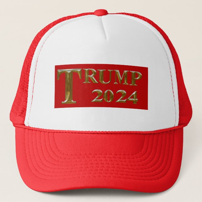 TRUMP 2024 TRUCKER HAT (Front)