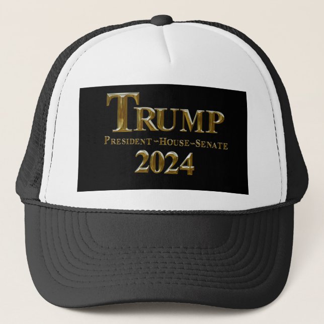 TRUMP 2024 TRUCKER HAT (Front)