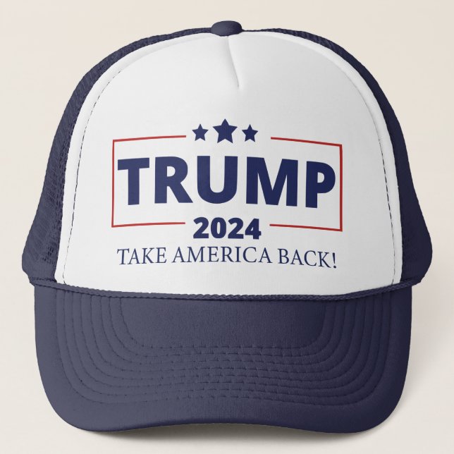 Trump 2024 trucker hat (Front)
