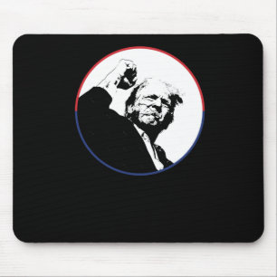 Trump 2024 Trump Rally Trump Ear Donald Trump Pres Mouse Mat