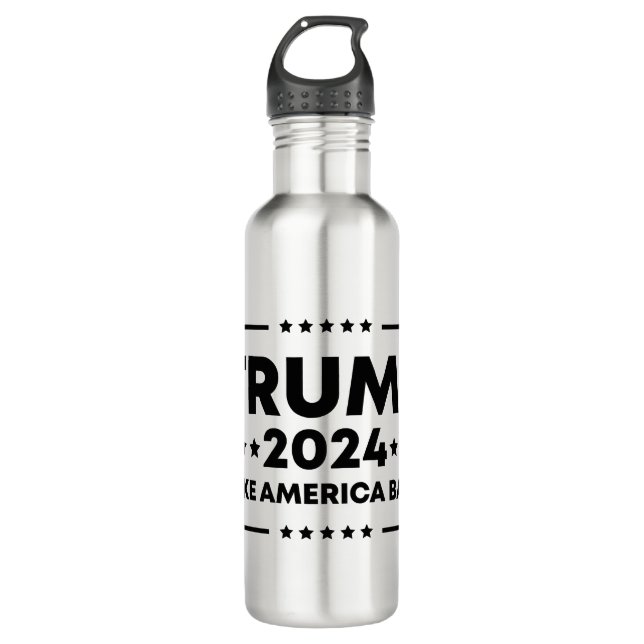 Trump 2024  Trump Take America Back 710 Ml Water Bottle (Front)