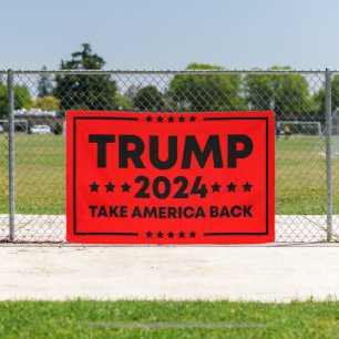 Trump 2024 Trump Take America Back Banner