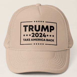 Trump 2024 Trump Take America Back Trucker Hat