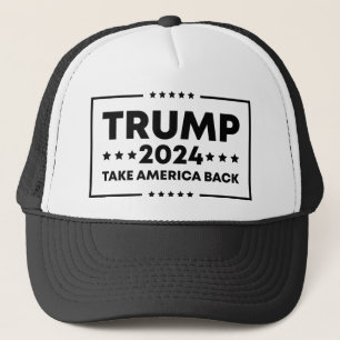 Trump 2024 Trump Take America Back Trucker Hat
