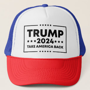 Trump 2024 Trump Take America Back Trucker Hat