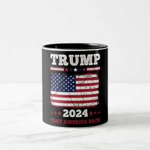 Trump 2024 Two-Tone coffee mug