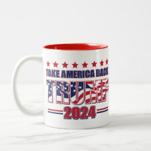 Trump 2024 Two-Tone coffee mug