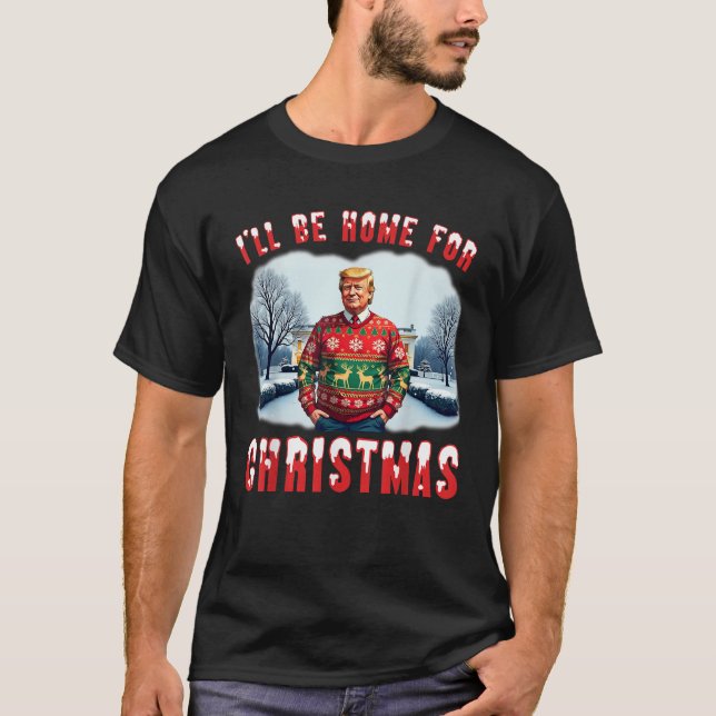 Trump 2024 Ugly Christmas Sweater Holiday  (Front)