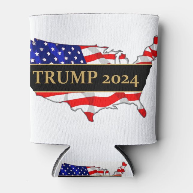 Trump 2024 USA Can Cooler (Front)