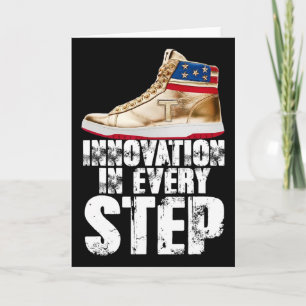Trump 2024 Usa Election Donald Trump Sneakers Card