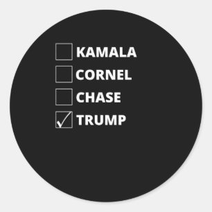 Trump 2024 Victory Classic Round Sticker