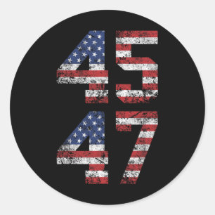 Trump 2024 Vintage - Clic Fit Classic Round Sticker