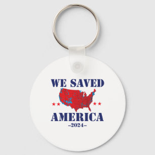 Trump 2024 We Saved America 2024 Election Results Key Ring