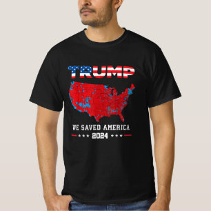 Trump 2024 We Saved America Presidential T-Shirt