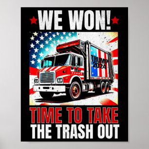 Trump 2024 We Won Wins Victory Inauguration 2025 G Poster