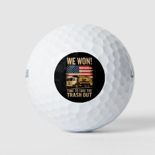 Trump 2024 We Won Wins Victory Inauguration 2025  Golf Balls