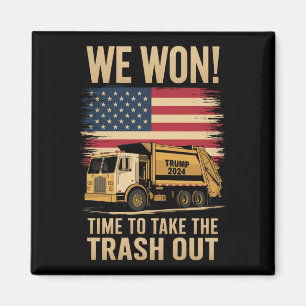 Trump 2024 We Won Wins Victory Inauguration 2025 Magnet