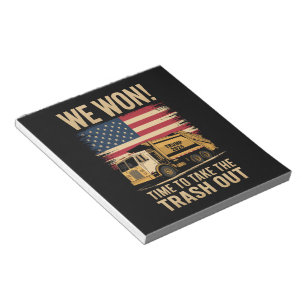 Trump 2024 We Won Wins Victory Inauguration 2025  Notepad