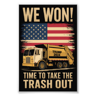 Trump 2024 We Won Wins Victory Inauguration 2025 Photo Print