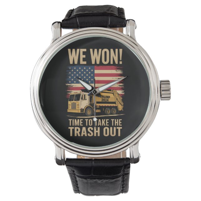Trump 2024 We Won Wins Victory Inauguration 2025  Watch (Front)