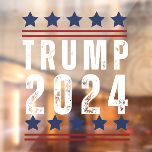 Trump  2024 window cling