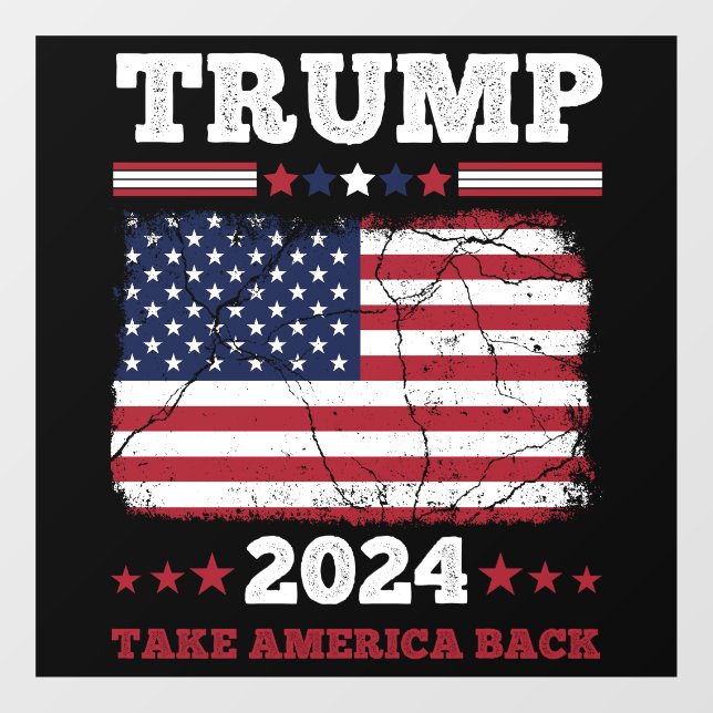 Trump 2024 window cling (Sheet)