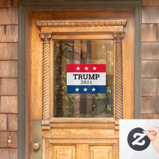 Trump 2024  window cling (Home Door)