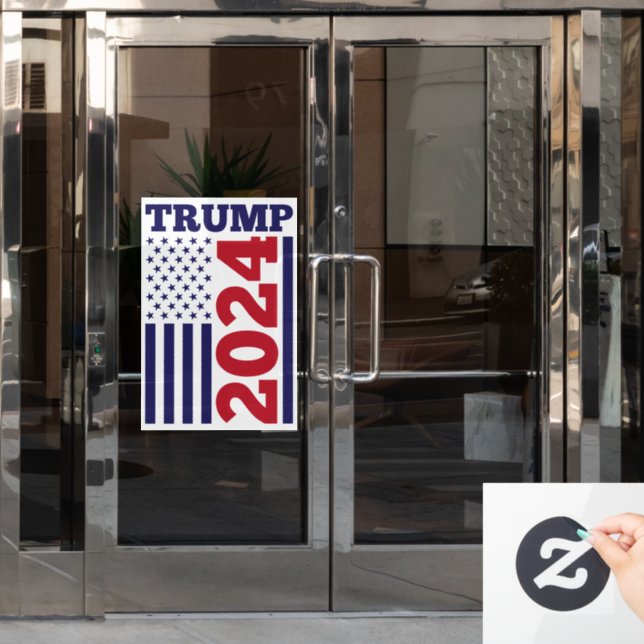 Trump 2024 window cling (Office Door)