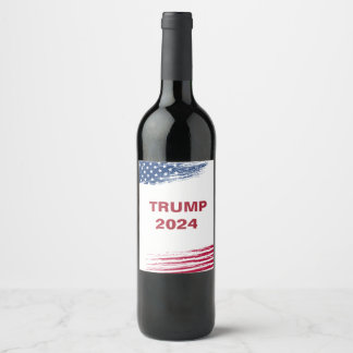 Trump 2024 wine label