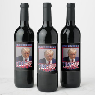 Trump 2024 wine label