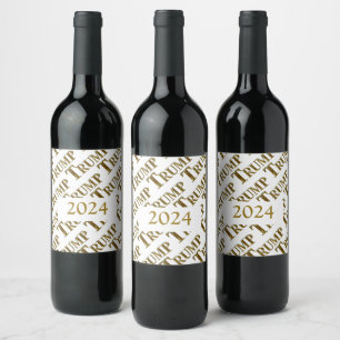 TRUMP 2024 WINE LABEL