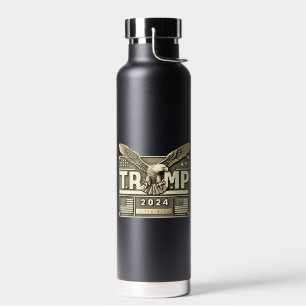 TRUMP 2024 with an Eagle Water Bottle