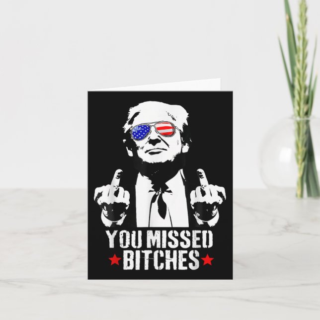 Trump 2024 _ You Missed It  Card (Front)