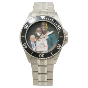 Trump 2024 Your Personalised Photo Christmas Watch
