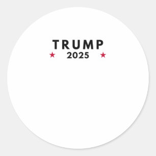 Trump 2025 2 classic round sticker